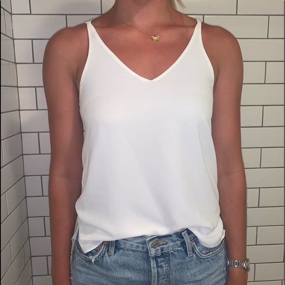 Topshop Tops - White Tank Blouse